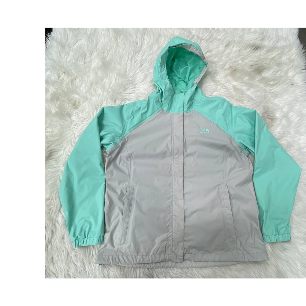 The North Face Resolve Jacket Hooded Hyvent Packable Waterproof Sz XL